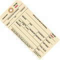 Bsc Preferred 6 1/4 x 3 1/8'' - 0000-0999 Inventory Tags 1 Part Stub Style #8, 1000PK S-2936